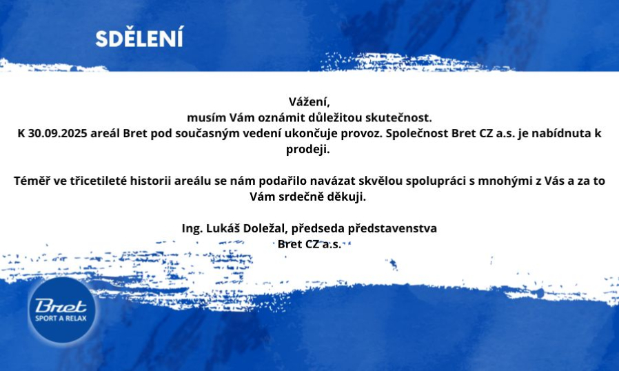 SDĚLENÍ Ukončení provozu (1)