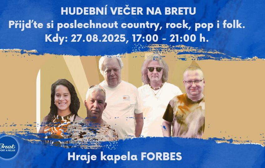 Hudební večer na Bretu 27.08.2025